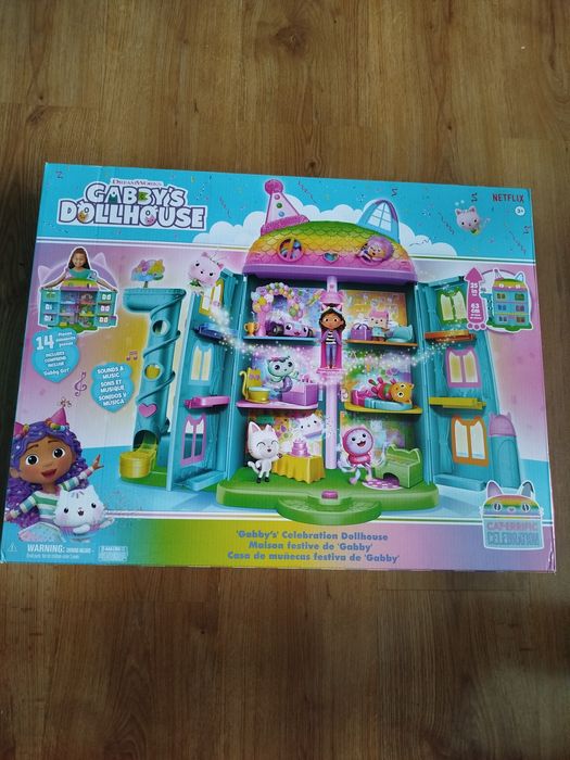 Tęczowy Koci Domek Gabi- Duży