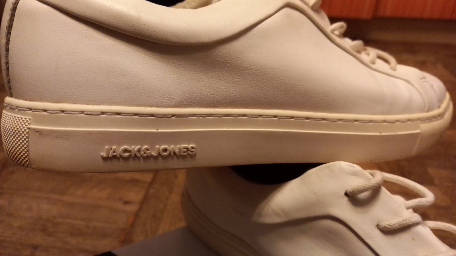 Білі чоловічі кеди Jack&Jones