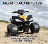 Duży Quad Na Akumulator 12V7Ah + 2 Silniki 45W Js007 S-007