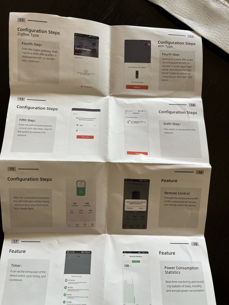 Inteligentny Wyłącznik  Tuya WIFI 32 A AC 230V