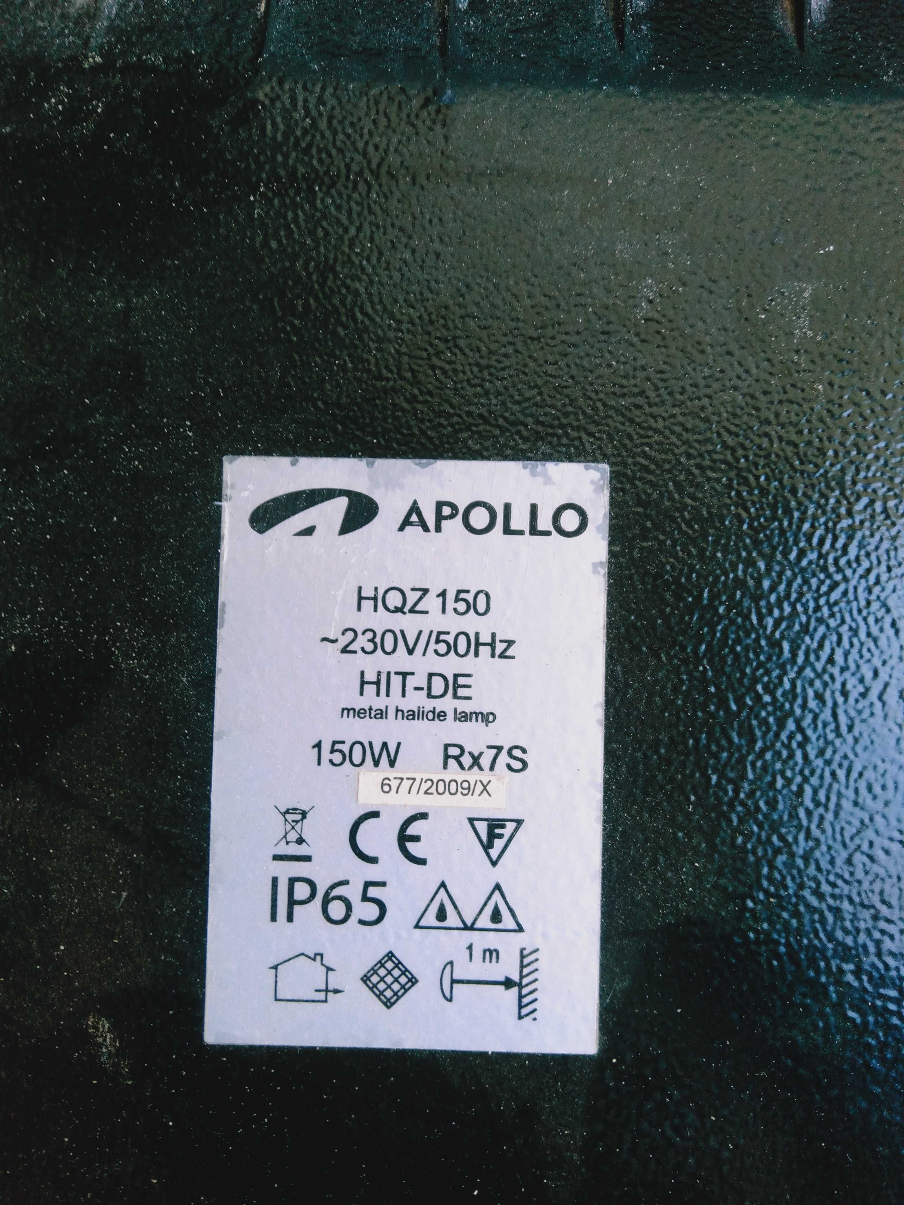 Halogen lampa Apollo Oprawa metalohalogenkowa HQz-150W