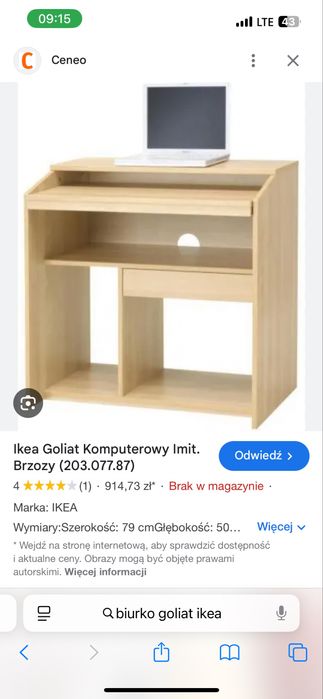 Stolik/biurko komputerowe