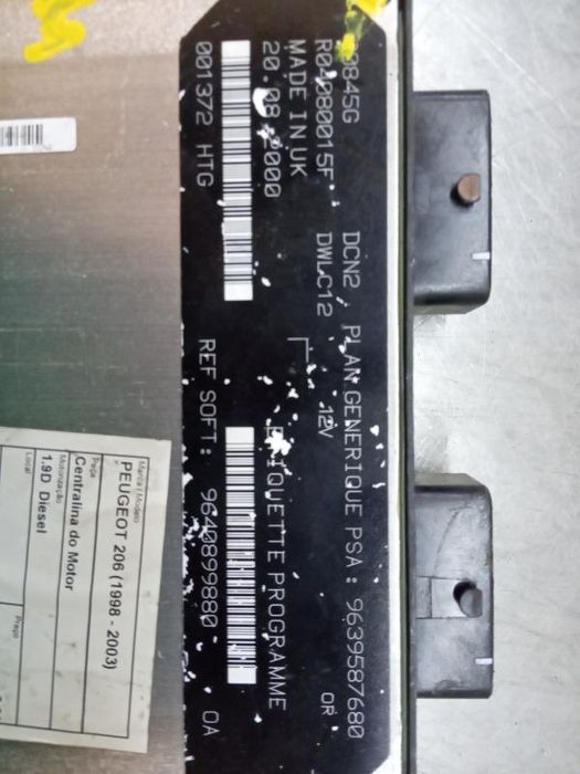 Centralina motor / ECU PEUGEOT 206 (2A/C)