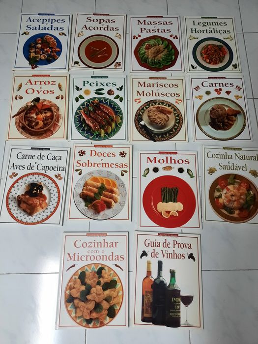 Conjunto de 14 Livros de Culinária