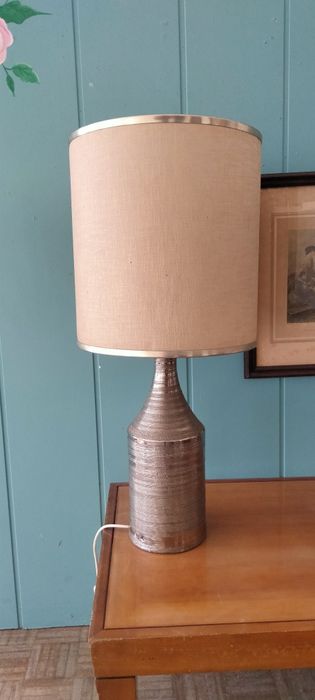 Candeeiros de mesa base vidro e cromado