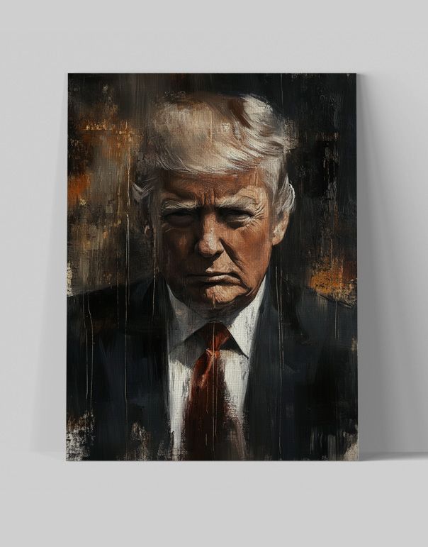Portret Donalda Trumpa na płótnie 30x40 - Ekskluzywna dekoracja