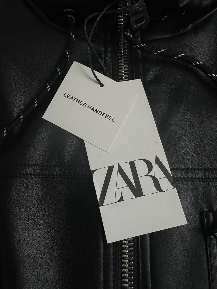 Продам новую кожаную куртку и штаны (костюм кожаный) ZARA