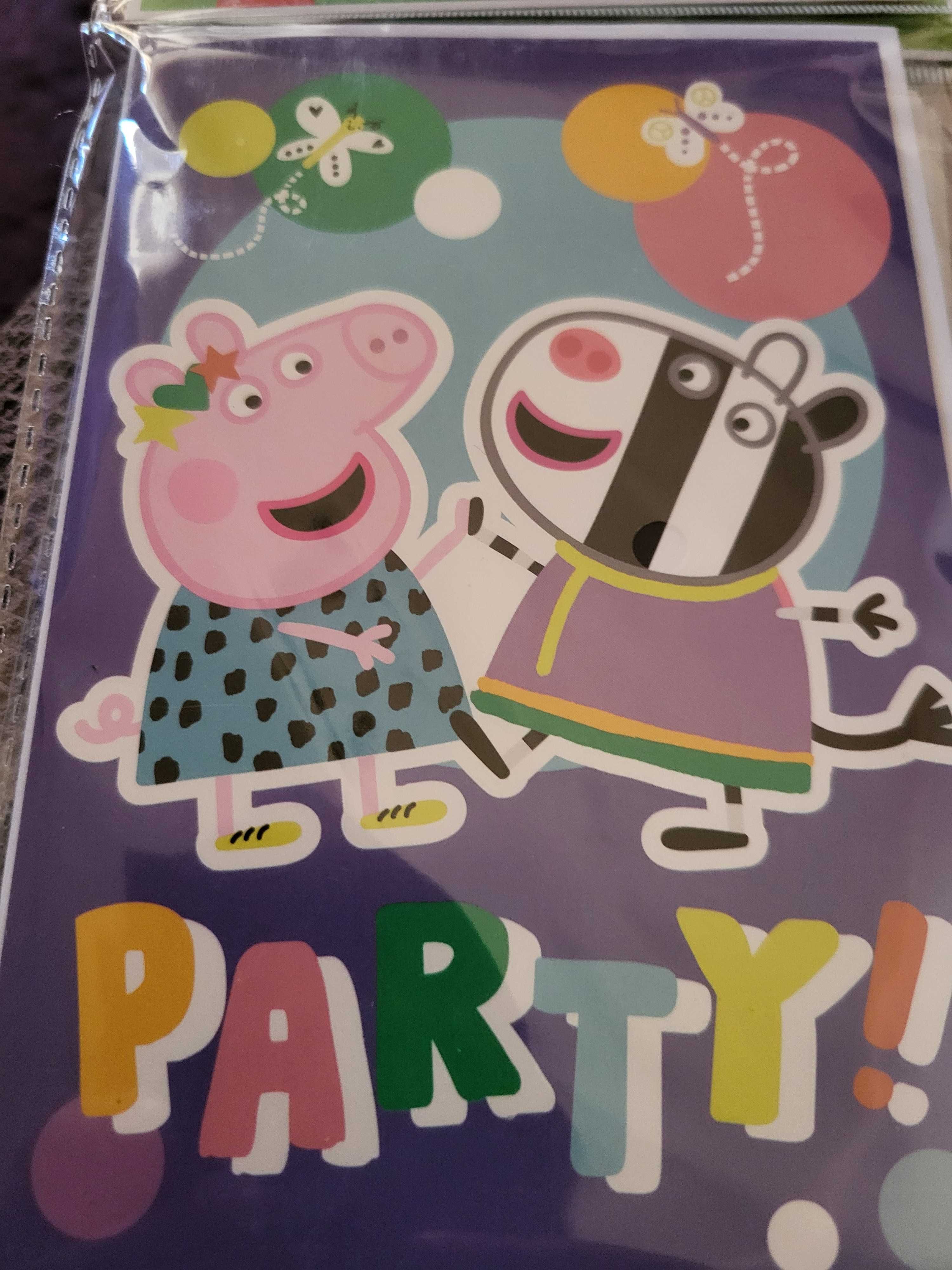 Zaproszenia Urodzinowe  Imprezowe Świnka PEPPA