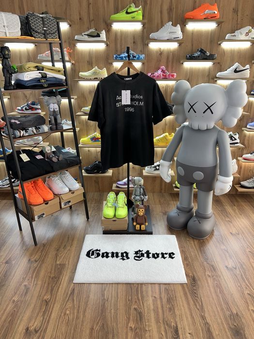 Футболка ACNE Studios Stokholm 1996 Black Faded