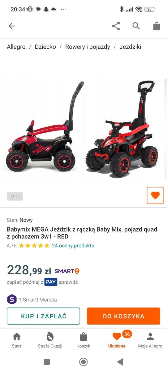 Sprzedam jeździk dla dziecka