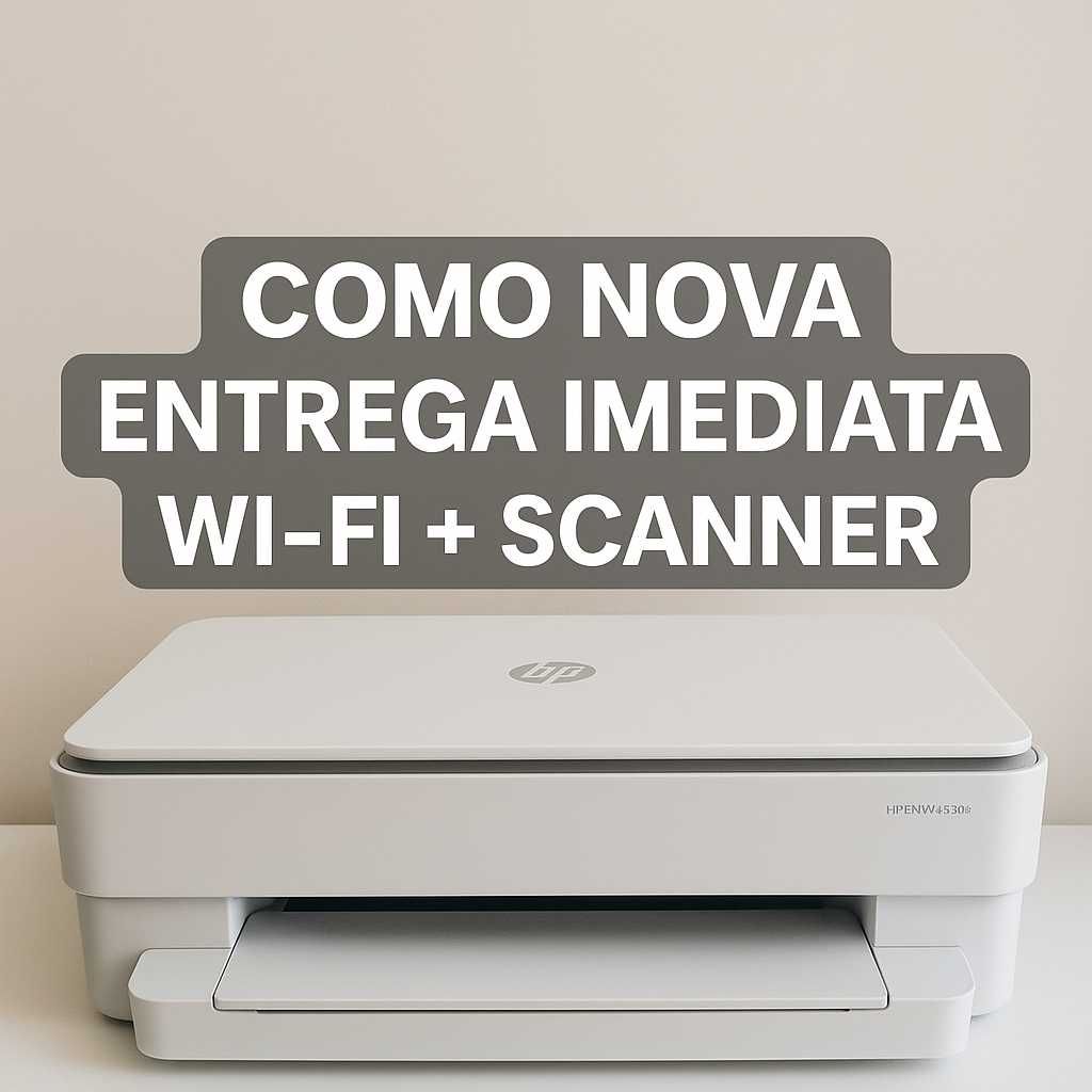 Impressora HP Envy 6030e | Wi-Fi, Scanner e App HP – Como Nova!