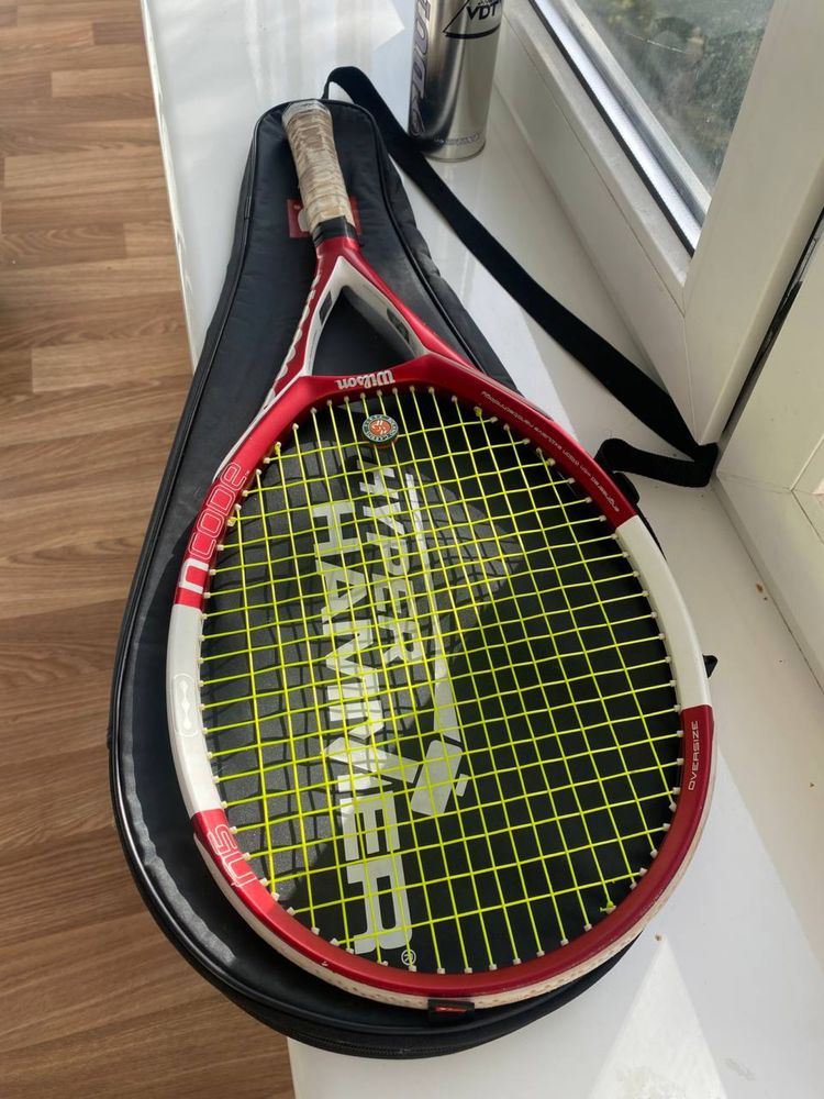 Ракетка Wilson Nano Carbon + мячі