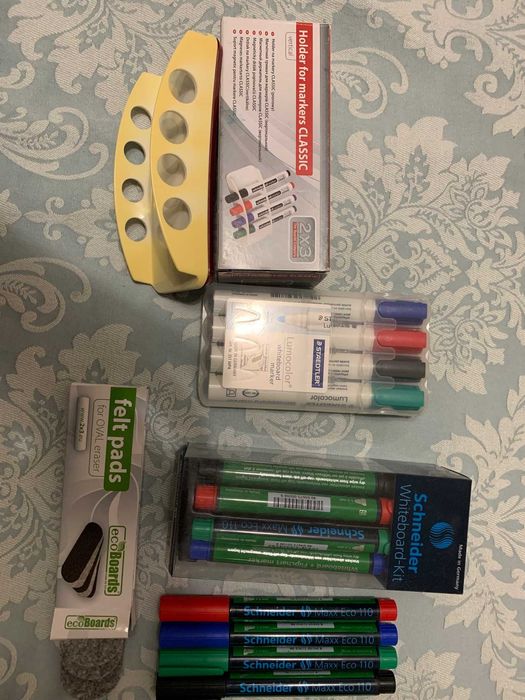 Маркери для дошок, тримач, губки Germany Schneider Staedtler