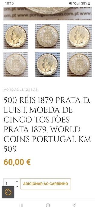 Moeda d luis 1879