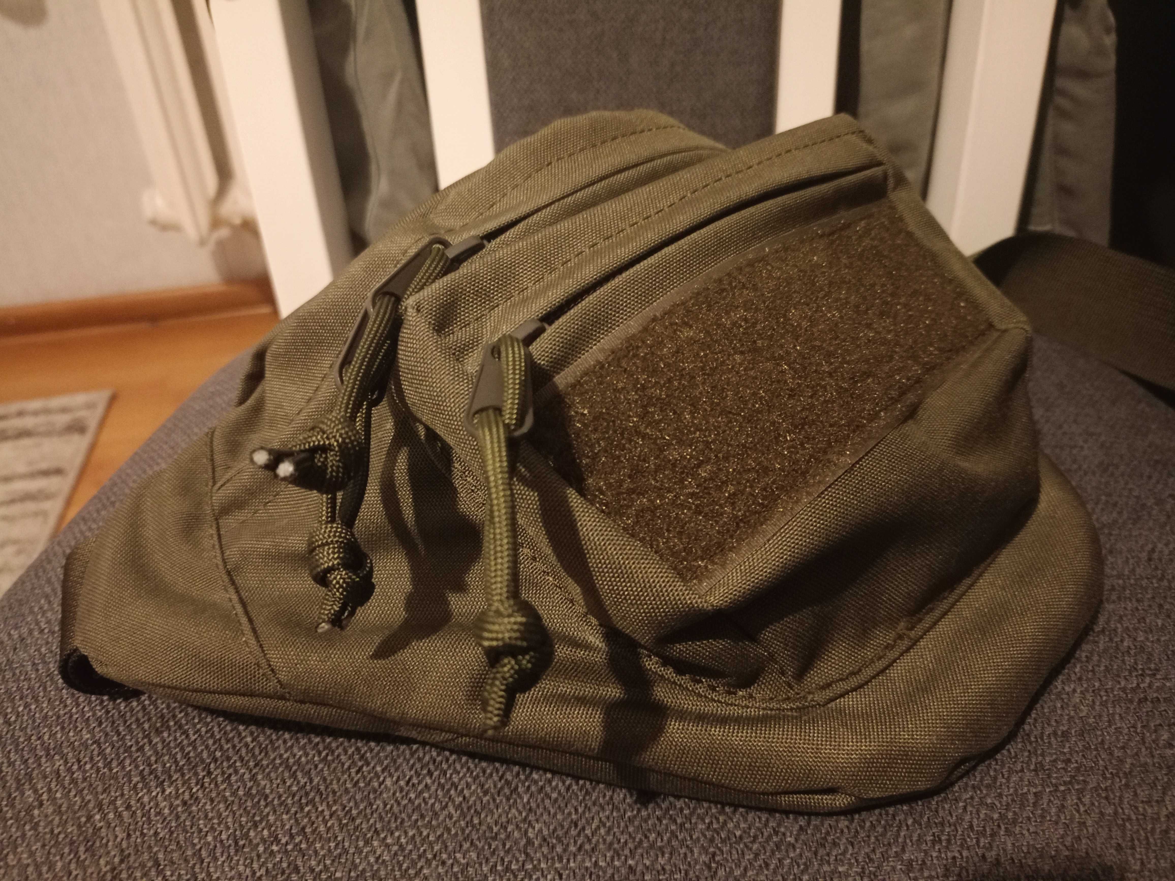Nerka taktyczna EDC Cordura ranger green torba biodrowa REFU