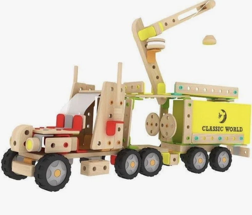 Classicworld Klocki Drewniane Mega Zestaw 500El.