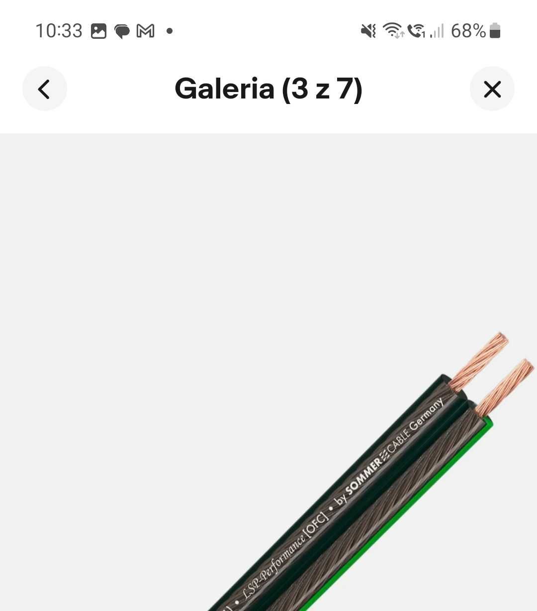 Kabel głośnikowy 2 metry sommer orbit SOMMER CABLE SC-ORBIT 240 2x4mm2