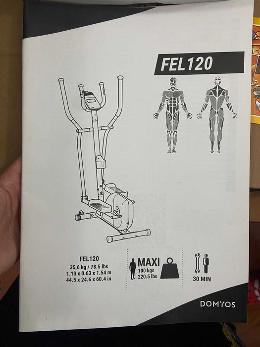 Bicicleta Elíptica Domyos EL120