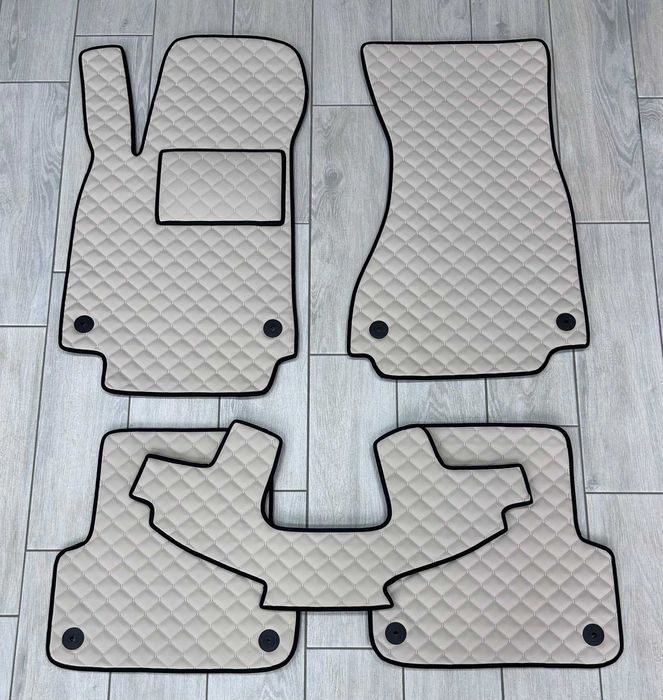 Коврики в салон Екошкіра для Audi (A4 B4 B5 B6 B7 B8 B9) Экокожа