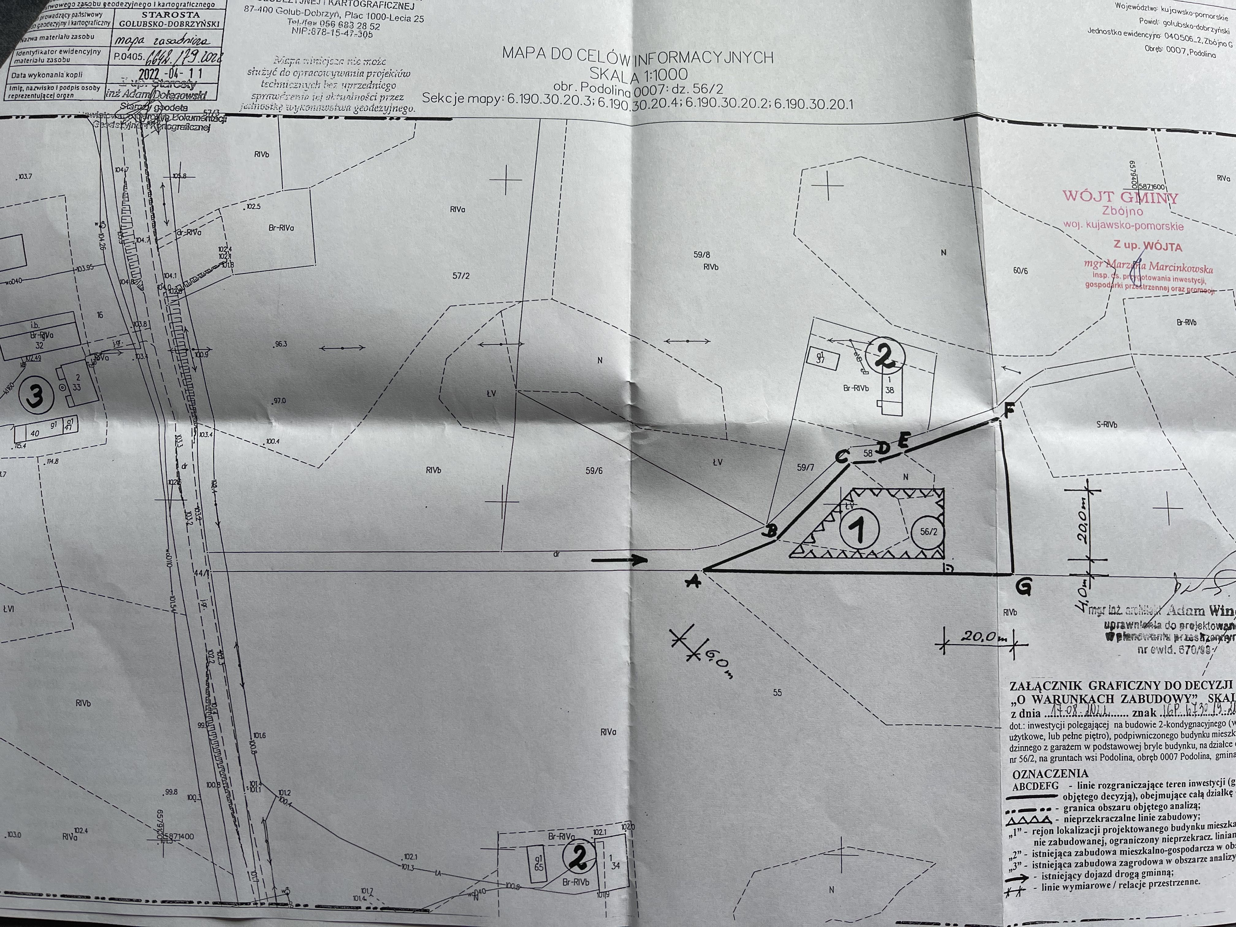 Malownicza działka 2600m2 z warunkami zabudowy Podolina obok Grodziska