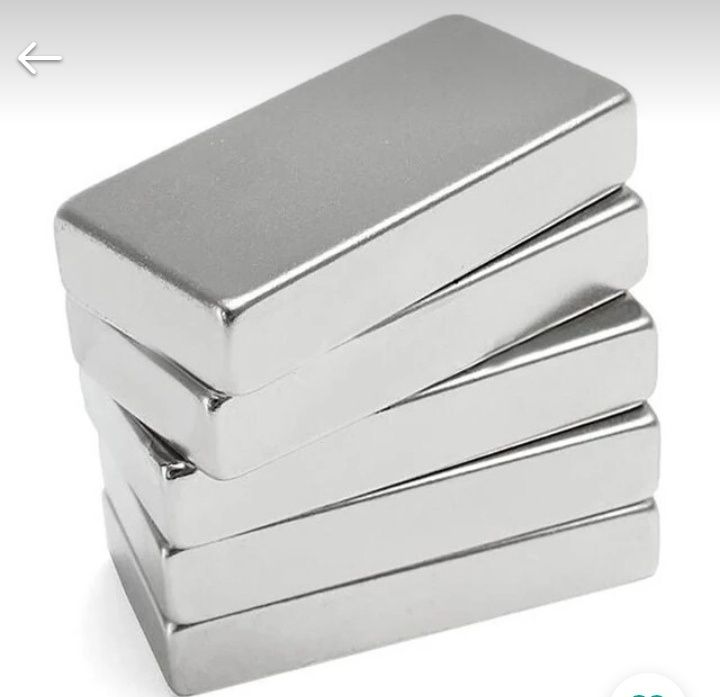 Magnesy neodymowe 25x12,5x5, N42 w najniższej cenie, wyprzedaż