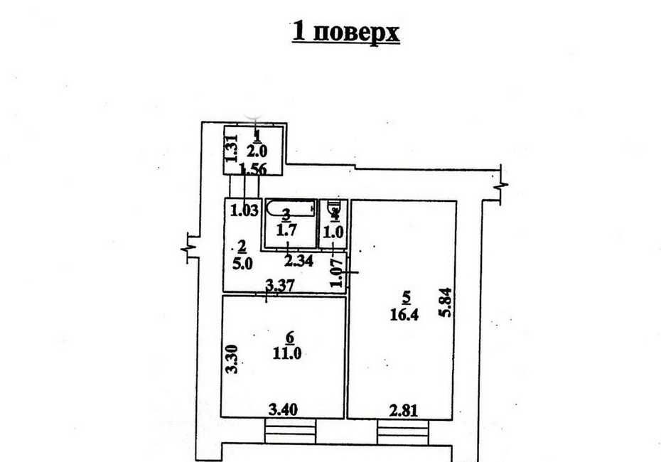 shev-01 Однокімнатна квартира на Французькому бульварі