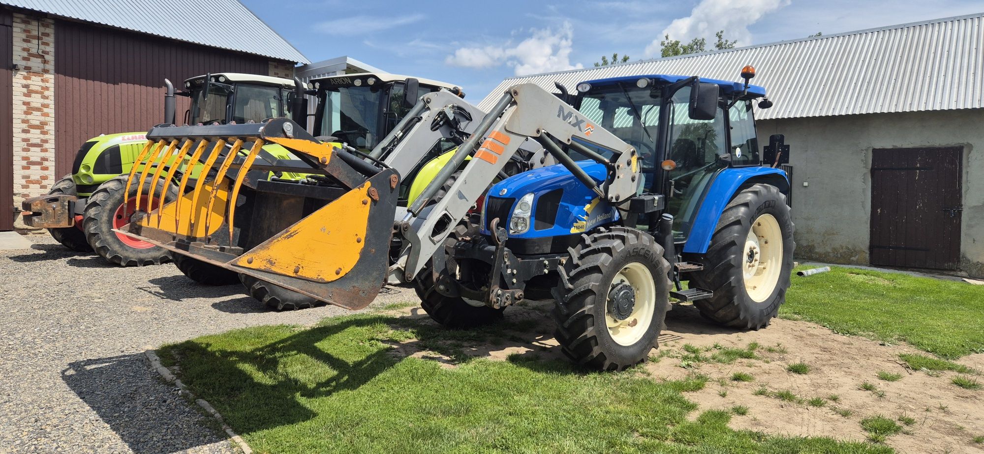 New Holland T5040 tuz tur+łyżko-krokodyl 2012r idealny stan oryginał