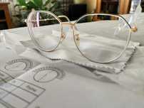 Nowe okulary korekcyjne damskie do dali, nastolatka OP-2,75; OL-2,25