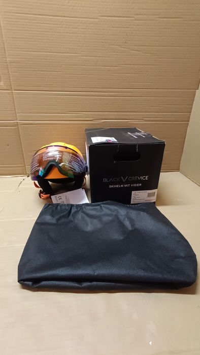 Black Crevice Dziecięcy kask narciarski. Rozm.48-52