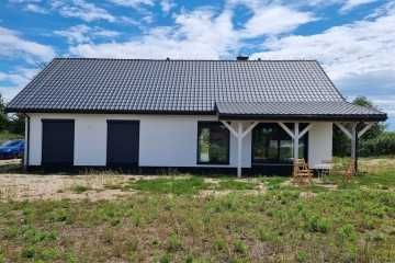 Dom parterowy 126m2 system szkieletowy projekt Kamilek Turbo