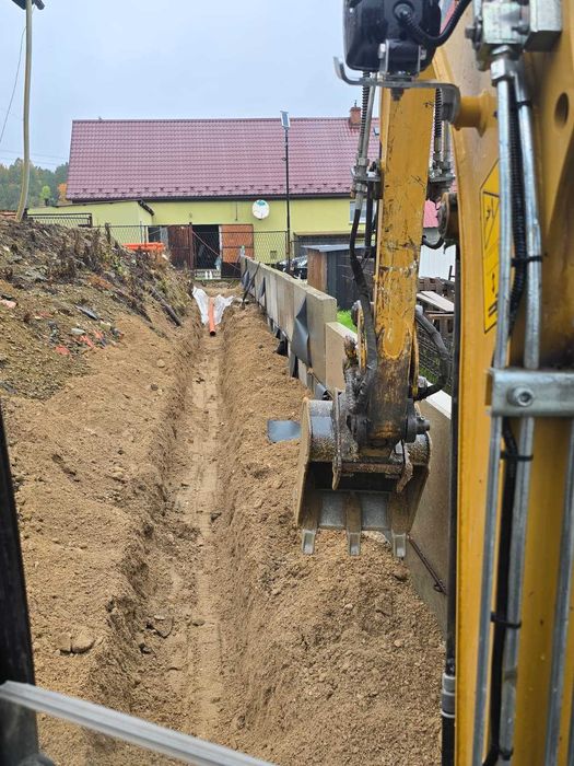 Prace ziemne MINIKOPARKĄ  usługi