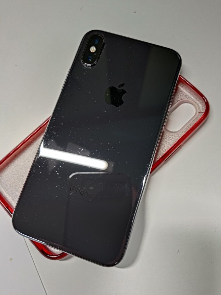 100% sprawny iPhone X 256 GB nowa bateria, bardzo dobry stan