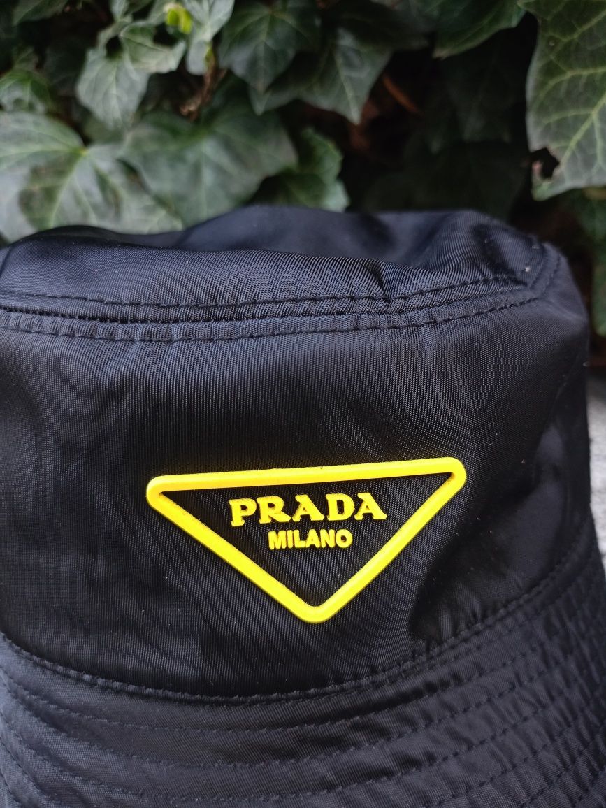 Prada czapka kapelusz panamka bucket