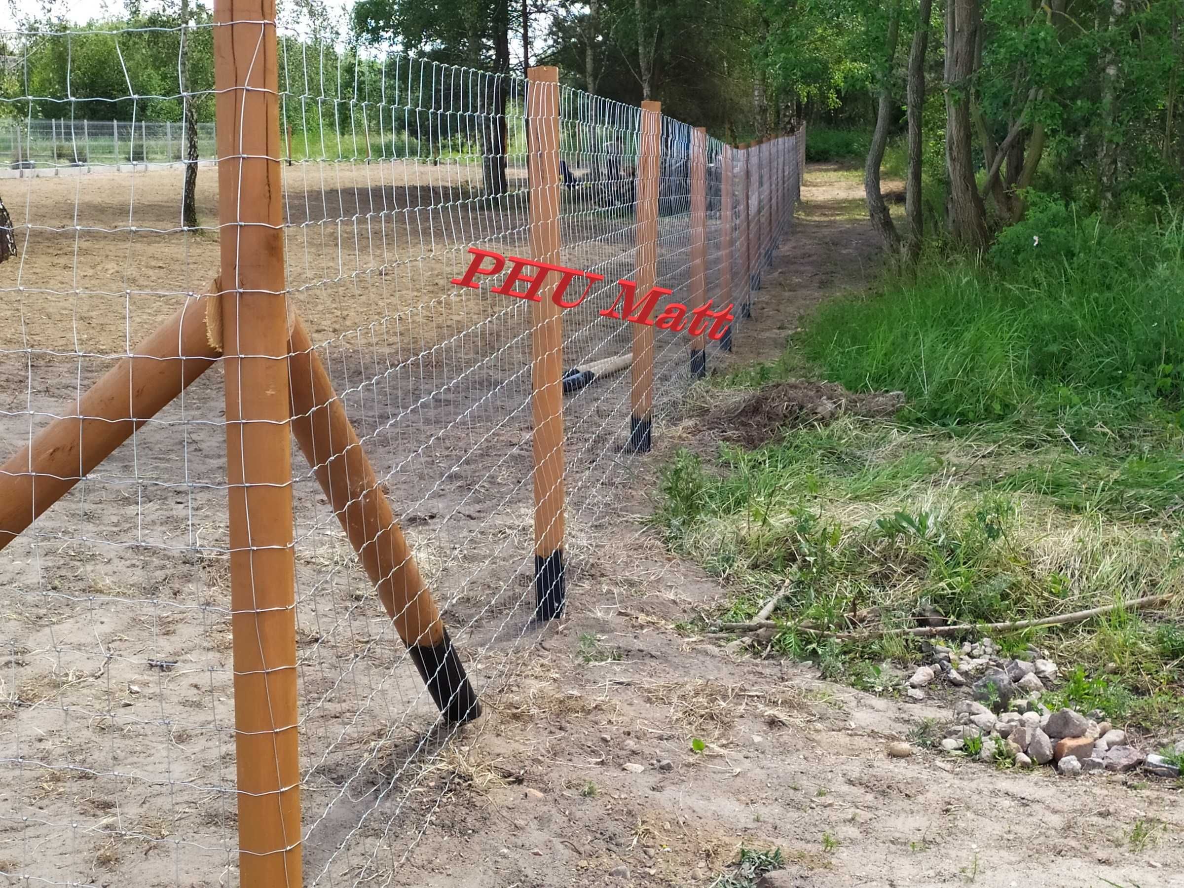 Najtańsze ogrodzenia z siatki leśnej,tymczasowe budowlane PHU MATT