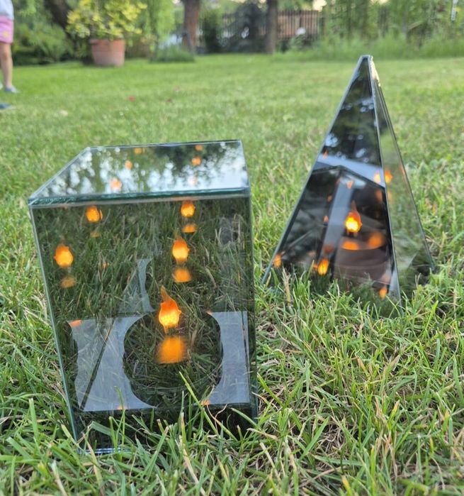 Lampion lustrzany kwadratowy PRZEDSPRZEDAŻ