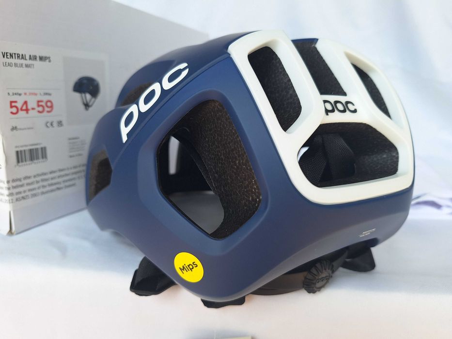 Kask rowerowy szosowy Poc Ventral Air Mips Lead Blue Matt M 54-59cm