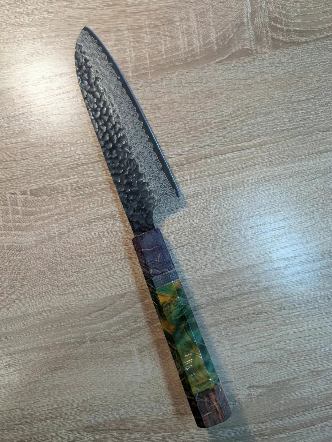 TURWHO 7-дюймовий ніж Santoku Японський шеф-кухарський ніж