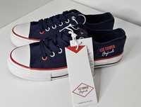 Trampki granatowe LEE COOPER originals. Rozmiar 37,42,43