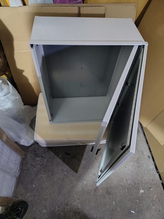 Skrzynka elektryczna rozdzielnia 80x60x30 +płyta montażowa