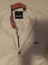 Męska biała koszula abercrombie