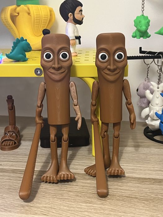 Bonecos Brainrot em 3D