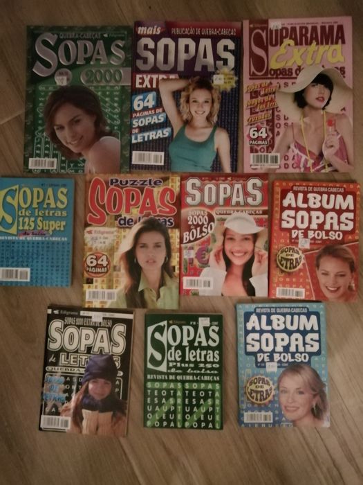 Sopas de Letras e outros passatempos
