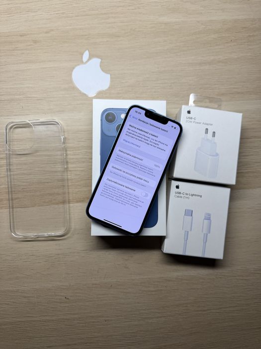 iPhone 13 mini 128gb niebieski bateria 100% komplet