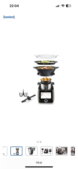 LIDLOMIX Silvercrest MC Smart 1200 W Wi‑Fi – mało używany
