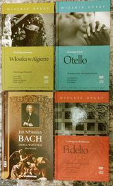 Zestaw 7 DVD CD oper i mszy Bach Rossini Beethoven