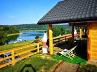 Domek nad jeziorem z jacuzzi ,apartamenty z jacuzzi sauna Bieszczady