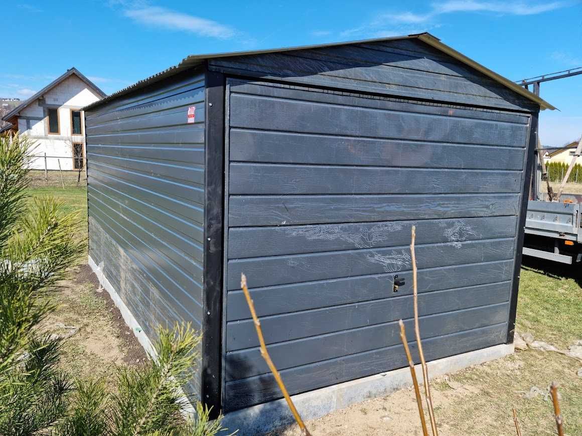 Standard Garaż 3x5 KOLOR Grafit Paleta RAL