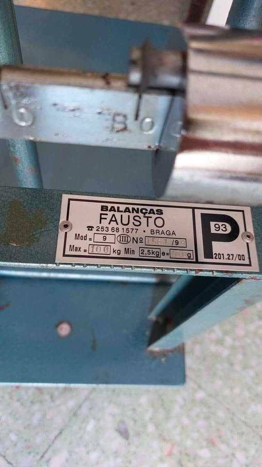 Balança Decimal marca Fausto ano 1993
