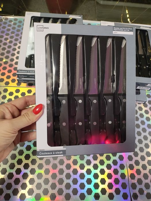 Zestaw 6 noży kuchennych