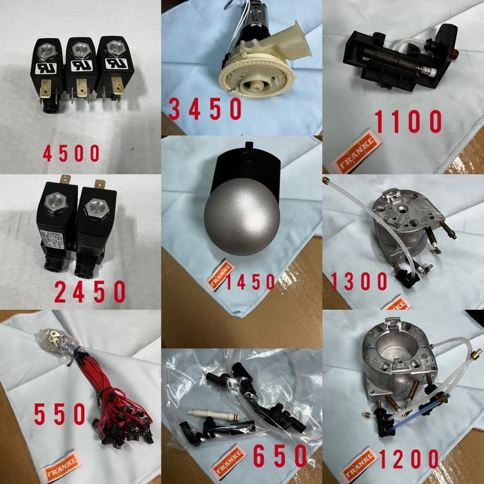 Запчастини, запчасти для кавомашин  Франке, Franke